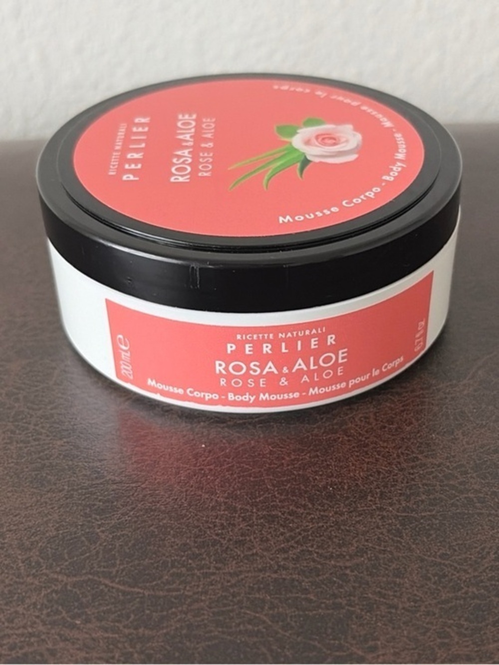 Perlier ROSA and ALOE  Hydrating Body Mousse 200 ml 6.7 fl. oz. SEALED